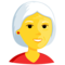 Old Woman emoji on Messenger